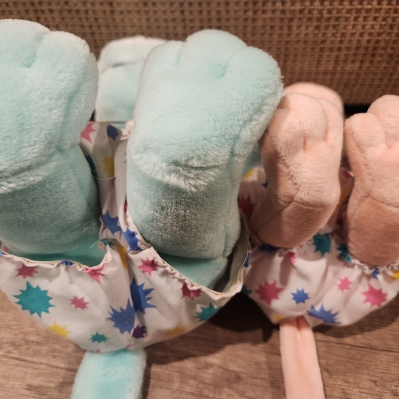 Set of 2 Gund Pink & Teal ZWIBBLE DIBBLE Plush Toys From Late 80s Early 90s - Picture 7 of 15